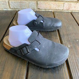 Birkenstock Birki's Boston Clog Mules Birko-Flor Women’s US Size 9 Men’s 7 EU 40